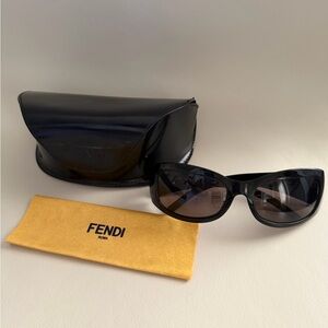 Fendi Black Sunglasses with Case